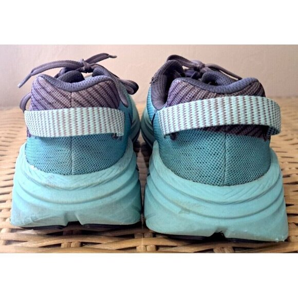 Size 8 - Hoka One One Rincon Gray Aqua - 1102875-CGAS Lowcut Sneakers - Picture 8 of 13